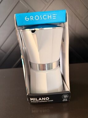 Milano Stovetop Espresso Maker - White